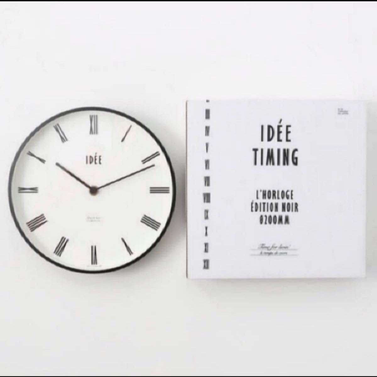 Amazon.co.jp: IDEE イデー TIMING タイミング シンプル壁掛け時計